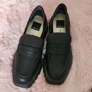 Dolce Vita Women's Black Leather Elias Loafers